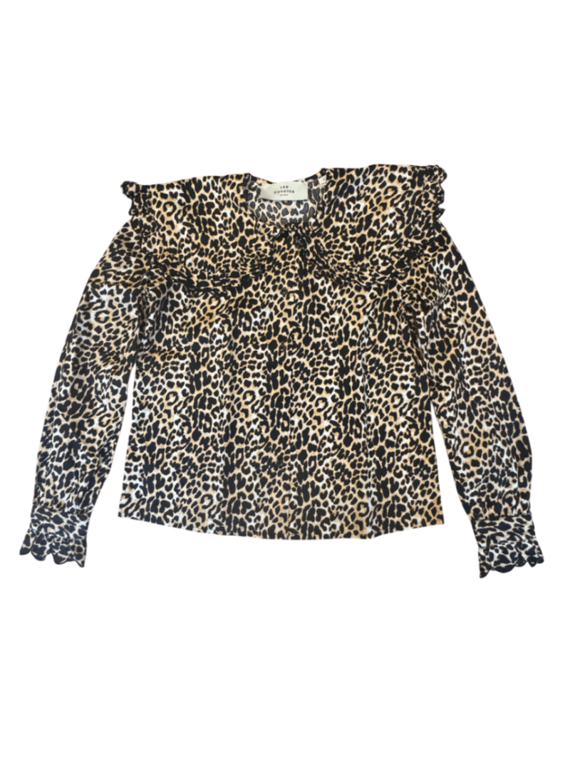 Bluse Leo-Muster Gr.12 | Les Coyotes de Paris