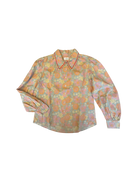 Bluse Pastellfarben mit floralem Muster Gr.14 | Long Live The Queen