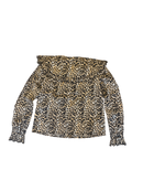 Bluse Leo-Muster Gr.12 | Les Coyotes de Paris