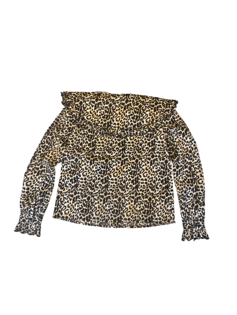 Bluse Leo-Muster Gr.12 | Les Coyotes de Paris