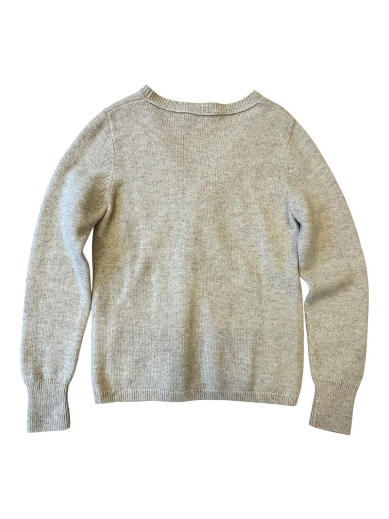 Cardigan 100% Wolle Beige Gr.10 | Bonpoint