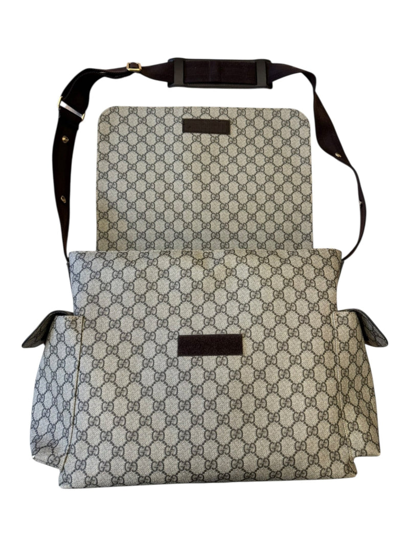 Wickeltasche Beige, Dunkelbraun Gr. | Gucci