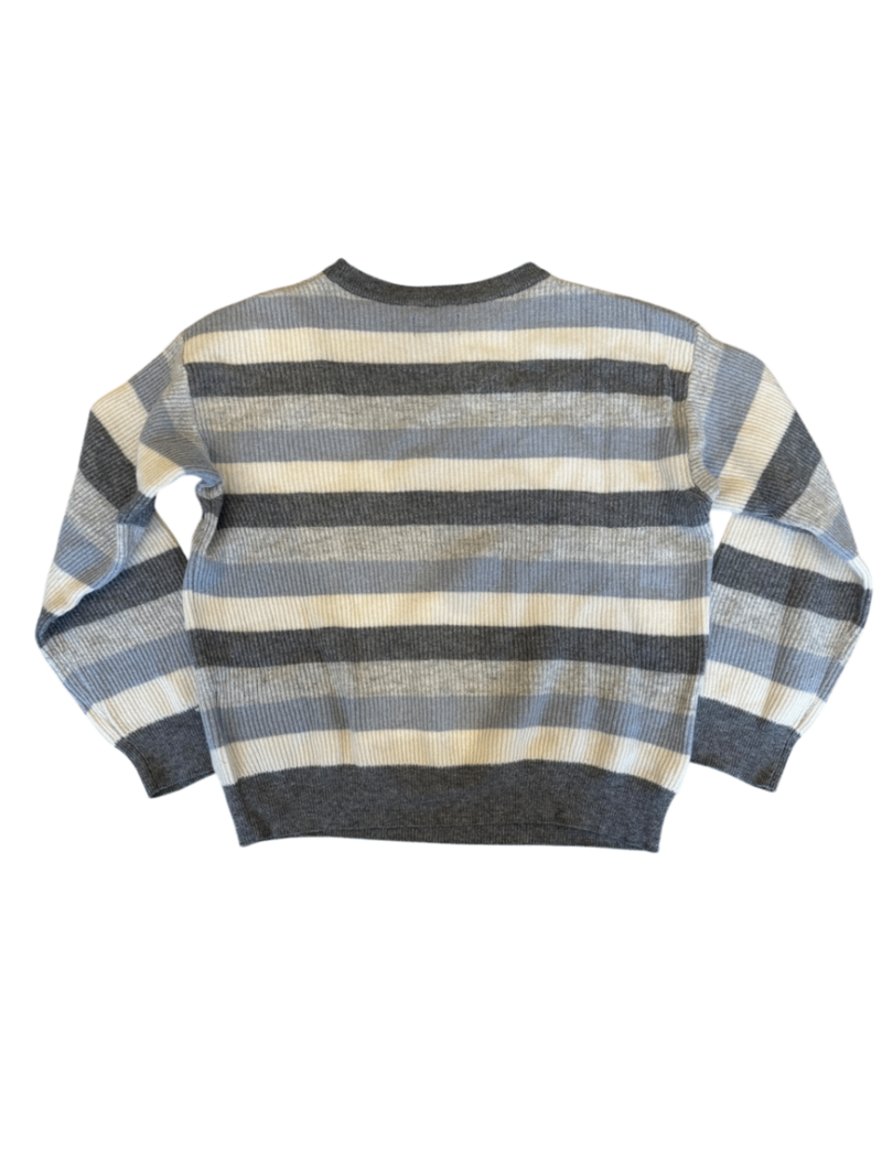 Pullover Grau gestreift Gr.12 | Woolrich