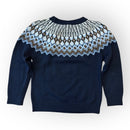 Fair Isle Pullover dunkelblau Gr.116 | FUB