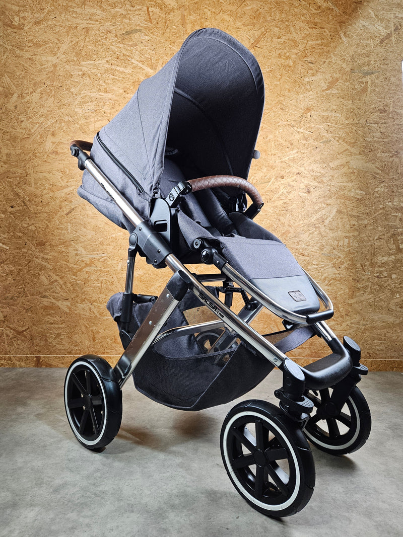 ABC Design - Salsa 4 Air Diamond Edition Kombikinderwagen (Sportsitz und Babywanne) - Grau in sehr gutem Zustand