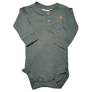 Body mit Knöpfen Oliv - Lil'Atelier - 68