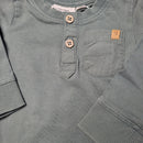 Body mit Knöpfen Oliv - Lil'Atelier - 68