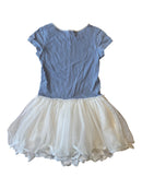 Kleid Blau, Weiß, Orange Gr.128 | Billieblush