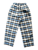 Pyjama blau kariert Gr.128/134 | Tavolinchen