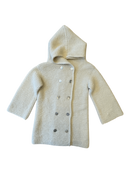 Strickmantel Creme Gr.98/104 | Handmade