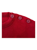 Pullover Rundhals 100% Wolle Rot Gr.10 | Armor Lux