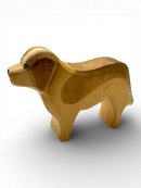 Spielzeugfigur "Kalb schwarz stehend 11044 Naturholz Gr.7.5 cm | Ostheimer