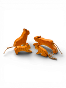 Spielzeugfigur "Tiger springend " 20101 | Ostheimer