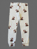 Pyjama Creme mit Weihnachtsteddy-Print Gr.104 | konges slojd