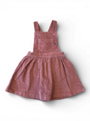Latz-Kleid aus Feincord Rosa Gr.104/110 | Petit Bateau