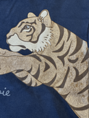 Sweatshirt mit Tiger-?rint Blau, Gold Gr.110/116 | Konges Sløjd