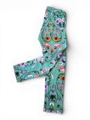 Leggins Grün mit Frühlingswiesen-Motiv Gr.104 | Molo