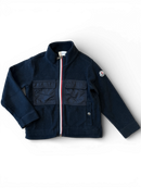 Fleece Jacke mit Zipper Dunkelblau Gr.98/104 | Moncler