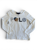 Longsleeve Mädchen Weiß Gr.92/98 | POLO RALPH LAUREN