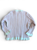 Longsleeve Weiß mit rosa Streifen Gr.98/104 | Bonton