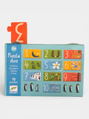 DJECO Puzzle Duo Zahlen (Modell DJ08151) 10 Teile | Djeco