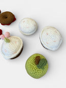Spielzeug gehäkeltes Spielzeugessen für Kaufmannsladen | Handmade Bunt Gr. | Handmade