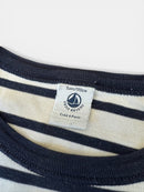 Pyjama Blau-Weiß gestreift Gr.110 | Petit Bateau