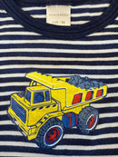 Pyjama kurz Junge Blau und Weiß Gr.92 | Schiesser