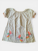 Kleider & Röcke Beige mit bunter Stickerei Gr.128 | Unbekannt