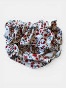Badeanzug "Poppy" 2-tlg UV-Schutz 50+ Nude mit rot-blauem Blumenmuster Gr.104 | konges sløjd