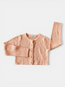 Cardigan Apricot mit Glitzer Gr.116 | Billieblush