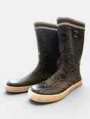 Gummistiefel Schwarz mit Smileys Gr.34 | Aigle & Smiley