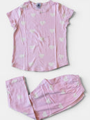 Pyjama Rosa mit Herzchen Gr.110 | Petit Bateau