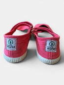 Canvas Riemchen-Ballerina PinkNatural World