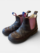 Lammfell-Boots Braun-Rosa Gr.33 | Blue Heeler