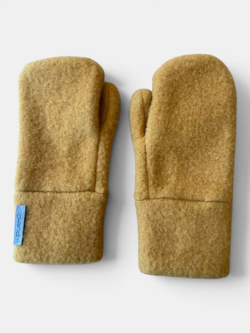 handschuhe alana Fäustlinge Ocker Gr.4 Wollwalk
