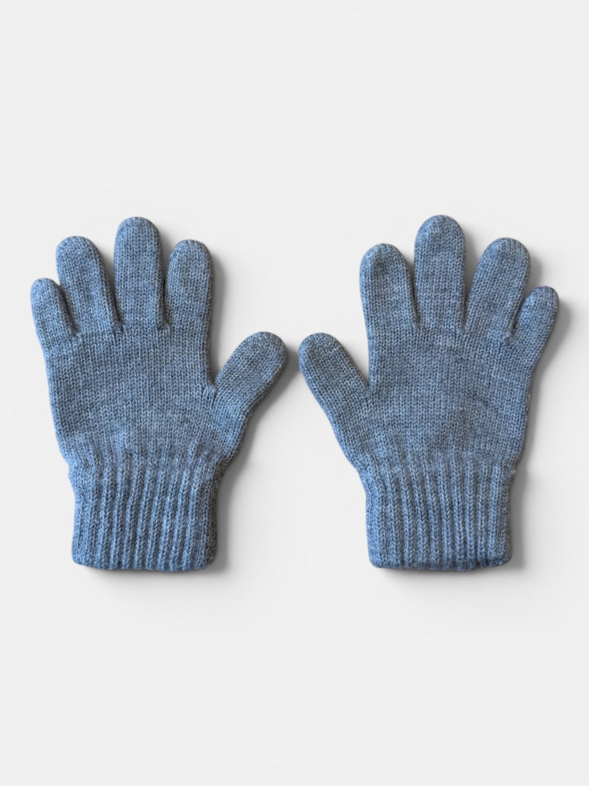 Strick Handschuhe Grau Gr.3