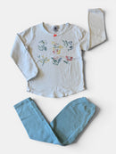 Pyjama geblümt Gr. 116 | Petit Bateau
