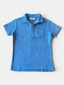 Terry Poloshirt Türkisblau Gr.122 | Orlebar Brown