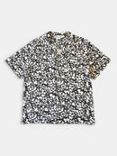 Kurzarm Hemd Beige und Schwarz Gr.140 | Bonpoint
