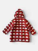 Wendejacke wasserabweisend Rot, Grau, Weiß Gr.92/98 | Bobo Choses