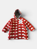 Wendejacke wasserabweisend Rot, Grau, Weiß Gr.92/98 | Bobo Choses