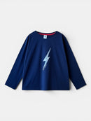 Langarmshirt Blau Gr.128 | Petit Bateau