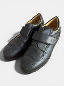 Halbschuh mit Klett Schwarz Gr.38 | Roninella