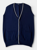 Strickweste Dunkelblau Gr.140 | il gufo