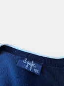 Pullover Rundhals Dunkelblau Gr.140 | il gufo