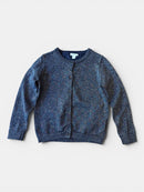 Cardigan Blau mit Glittereffekt Gr.116 | crewcuts