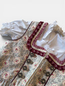 Dirndl Creme mit Blumenmuster Gr.122 | Krüger Kids
