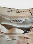 UV Langarm-Badeshirt "Sea Creature / Sandy Mix" Aufdruck Gr.110 | LIEWOOD