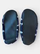 Badeschuhe Blau mit Fischmuster Gr.18-20 | Slipstop